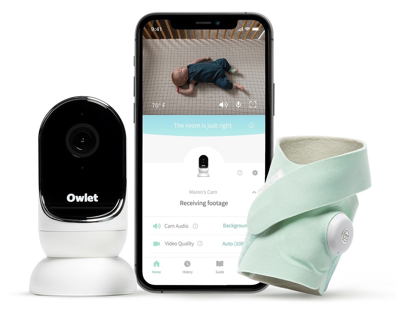 owlet bébigyelő kamera és okos zokni