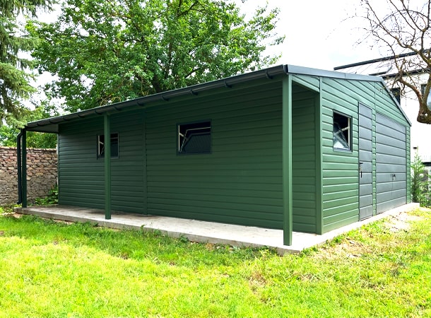 DELUX kivitelű mobilgarázs